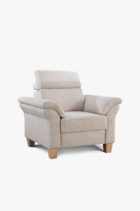 Pohodlné kreslo do obývačky vo vidieckom štýle